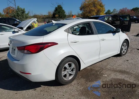 2014 Hyundai Elantra Se from USA, damaged, VIN 5NPDH4AE8EH515558